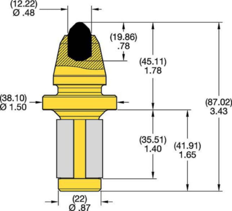 1010815 Kennametal SM06 dim Kennametal SM06