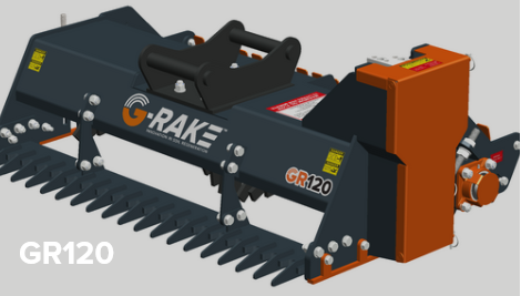 Priključek G-Rake GR120 za pripravo zemlje pred setvijo
