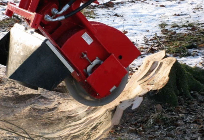 FSI H20_H40_H52_H65_freza za štore_hidravlična_pri delu FSI H40 freza za štore - hidravlična