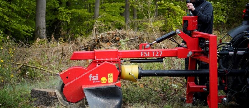 FSI T27_freza za štore_priključek za traktor_rezkalnik za štore FSI T27 freza za štore - traktorska