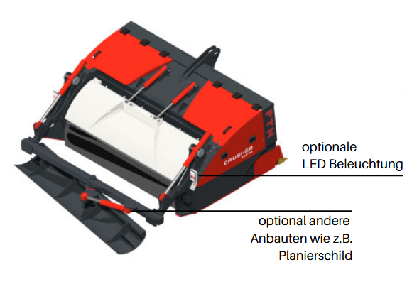 Drobilec PTH Crusher 2500 (za traktor)