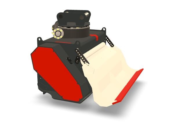 PTH Excavator Crusher serija EC-S_za mini bager_drobilec_rezkalnik_mulčer_za cestna in gozdna dela_ikona PTH Excavator Crusher EC-S