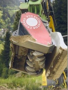 PTH Excavator Crusher serija EC-S_za mini bager_drobilec_rezkalnik_mulčer_žlica PTH Excavator Crusher EC-S